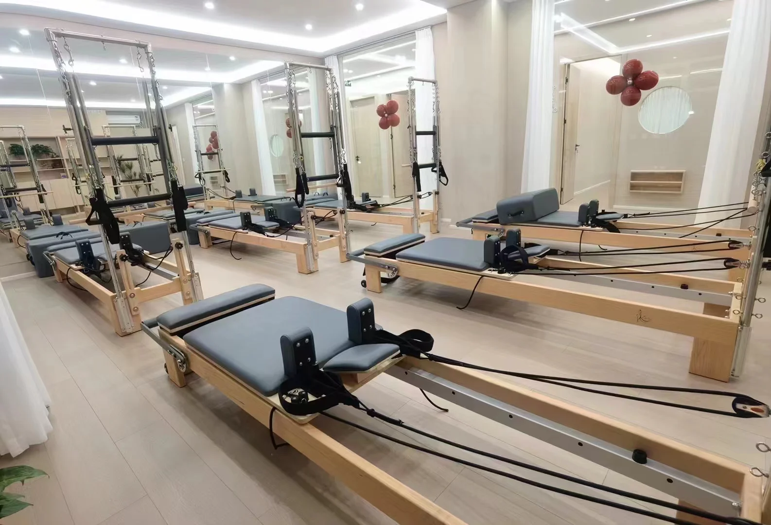 Commercial Pilates studio environment