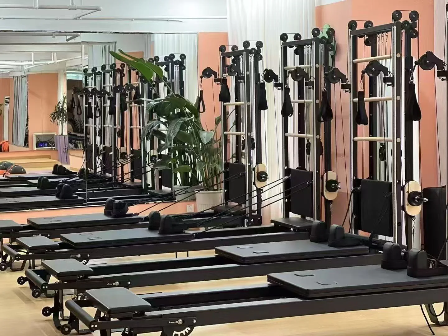 Commercial Pilates studio environment